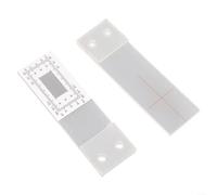 Jauge de Fissure Analogique pour Surveillance Murale Précise | Plastique pour robuste, grille de lecture claire, suivi pour précis des mouvements, pour idéal pour murs intérieurs et