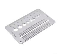 Jauge de forage en acier inoxydable 0 1 à 1 7 mm de diamètre métrique pour une mesure précise des espaces et des ouvertures dans les opérations de travail des métaux et de perçage