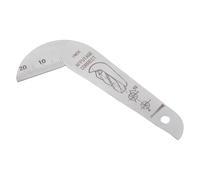 Jauge de foret en acier inoxydable - Angle de 118 degrés - Outil de mesure pour une utilisation longue durée