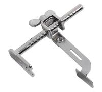 Jauge de guidage de couture pour machine à coudre, fixation de pied réglable avec support de barre pressée, tissu pour guide de bord et aide à la couture pour ourlet, patchwork et outils d'aide à la