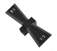 Jauge de guide d'affûtage à queue d'aronde avec pentes 1:8 et 1:5 pour bois dur et bois tendre, outil de disposition de précision en alliage d'acier pour défonceuse de table et menuiserie précise