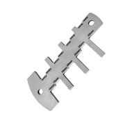 Jauge de hauteur à double échelle pour le travail du bois pour table de toupie précise et règle de profondeur de scie à table d'étalonnage