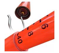 Jauge de hauteur de charge, Mètre télescopique isolée en résine époxy, 6-18 m, avec sac de transport, lot de 1, 2 ou 3(19.7ft/6m)