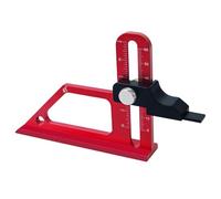 Jauge de hauteur de table de toupie - Outil de réglage de la hauteur métrique et en pouces pour tables de scie | Règle de jauge de profondeur de précision en aluminium pour menuiserie, configuration