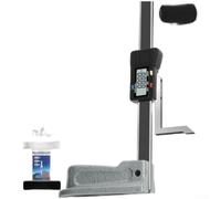 Jauge de hauteur électronique 150 mm résolution 0,01 mm magnétique | Corps en acier inoxydable 304, écran LCD, unités en pouces/mm/fraction, résistant à la rouille, pour une construction durable