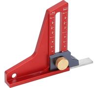 Jauge de hauteur pour scie à table Règle de mesure de profondeur 0?2 Inch Jauge de réglage pour lame de scie à ruban Mèche de routeur