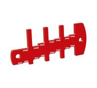 Jauge de Hauteur pour Scie - Jauge Précise En Alliage D'Aluminium Pour Scie Circulaire Sur Table,Règle Compacte Et Outil De Mesure Pour Menuisier Et Projets