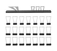 Jauge de marquage à queue d'aronde réglable avec 6 proportions pour projets de travail du bois, règle de joint de queue en alliage d'aluminium avec fente flexible,