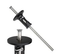 Jauge de marquage de roue, outil de traçage du bois avec barre à double échelle de 0 à 120 mm, marqueur de ligne parallèle en laiton et alliage d'aluminium pour impérial et métrique