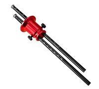 Jauge de marquage de roue, outils de traçage du bois, règle de traçage en d'aluminium double échelle guide pour artisans, projets de meubles, maison, chambre, charpentier