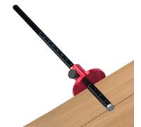 Jauge de marquage pour le travail du bois - Outil de marquage en alliage d'aluminium pour le travail du bois, aide au dessin linéaire réglable avec précision pour la sculpture et la réparation de