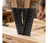 Jauge de marquage pour le travail du bois, outil de mesure en plastique de 125 mm, dispositif de traçage de ligne précis, design léger pour charpentiers et amateurs de bricolage