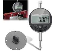 Comparateur numérique 0-12,7 mm 0,01 mm Jauge de profondeur Précision 0,001 mm (comparateur 0-12,7 mm) Jauge de profondeur numérique pour calibrer les machines d'atelier - Noir