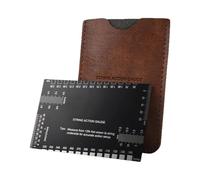 Jauge De Mesure De L Action Pour Guitare - Acier Inoxydable Jauge d'Action de Cordes Métrique et Impérial - Outil De Luthier Balanceur De Frettes,Pour Adultes Maison École Scène Pratique Groupe