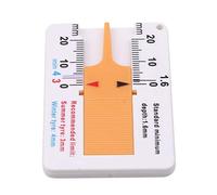 Jauge de mesure de rainure de pneu Mini-Dops Jauge d'usure des pneus Jauge de profondeur Mesure de la profondeur Mesure de la durabilité et de la mode