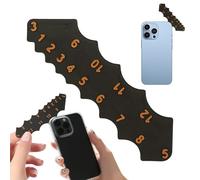 Jauge de mesure de rayon | Outil de mesure de filet concave et convexe pour inspection du rayon | Jauge de précision en acier inoxydable pour fabricants de moules, ingénieurs, travail des métaux