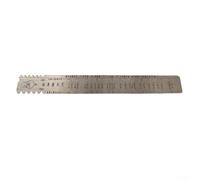 Jauge de mètre/REG/IF/pour acier inoxydable 15 cm - Jauge filetée précise en acier inoxydable pour perçage d'huile 15 cm - Jauge de test robuste REG IF pour fh Compact Portable 15 cm - Double échelle