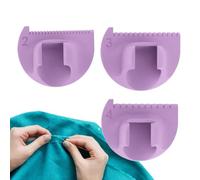 Jauge de, Modèles de de Bordure 2/3/4 mm Outil de Matelassage,Règle Multifonction Pour Et Mesure Au Doigt Pour Cols Manchettes Et Coutures Courbes