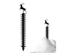 Jauge de neige | Bâton de mesure de neige décoratif mignon, outil de mesure des chutes de neige de jardin d'animaux mignons, compteur de neige décor de Noël pour patio arrière-cour