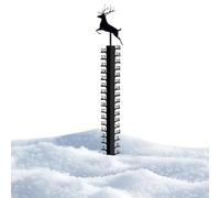 Jauge de Neige - Piquet de Jardin pour Oiseaux de cerf | Compteur de Neige extérieur - 36 Pouces, Design Fait à la Main, Animal Mignon décoratif, pour Noël, Patio, Cour, Cadeau d'hiver, Plug-in