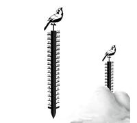 Jauge de Neige - Piquet de Jardin pour Oiseaux de cerf | Compteur de Neige extérieur - 36 Pouces, Design Fait à la Main, Animal Mignon décoratif, pour Noël, Patio, Cour, Cadeau d'hiver, Plug-in