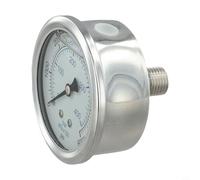 Jauge de nettoyeur haute pression M14 x 1,5 - 0 à 400 bar - 6 000 psi - Cadran de 6,3 cm - En alliage métallique - Pour le nettoyage des équipements électriques de jardin et d'extérieur