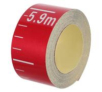 Jauge de Niveau Auto-adhésive Rouge pour Réservoir, Mesure Précise | Étanche Visibilité Nette en Faible Lumière pour Bassin, Plastique, et Réfléchissant et Seau