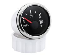 Jauge de Niveau Carburant 0-190 Ohm 2" 52 mm + capteur Flotteur for Voiture Marine, Camping-Car, Bateau, indicateur réservoir d'huile avec Alarme LED personnalisée(350mm)