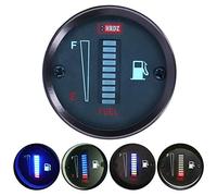 Jauge de niveau de carburant, 52mm Dia 12V universel LED Indicateur de Jauge Jauges de Compteur de Carburant Résistance Réglable pour Voiture Moto Camion RV