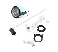 Jauge de niveau de carburant, 52mm LED Num¨¦rique Compteur de carburant universel pour voiture Jauge de niveau de carburant E-1/2-F Jauge de niveau avec capteur de carburant Jauge de carburant pour