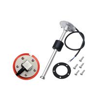 Jauge de niveau d'eau 2 "52MM 0-190 Ohm, capteur flotteur 550mm 600mm, indicateur réservoir à lumière rouge, voiture bateau camion 9-32V(600mm BB)