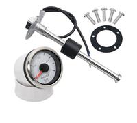 Jauge de niveau d'eau avec capteur de niveau d'eau 52mm avec rétro-éclairage 7 couleurs, capteur 240-33 Ohm/ 0-190ohm for réservoir d'huile Surveillance stable(240-33 ohm,GaugeX125MM Sensor)