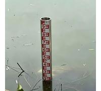 Jauge de Niveau d'eau Indicateur Niveau D'eau Robuste Réservoir Barrage | Indicateur Mesure pour Surveillance Des Eaux Souterraines, Résistant Rayures; Dispositif Mesure(W15cm/6in,L5m/16.4ft)