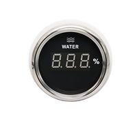Jauge de niveau d'eau, Jauge de niveau d'eau numérique avec rétro-éclairage LED rouge 0-190ohm indicateur de niveau de réservoir d'eau for capteur bateau RV voiture 12 V/24 V(240-33ohm BS)