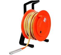 Jauge de niveau d'eau pour puits profonds,10 à 300 m,instrument de mesure du niveau des eaux souterraines avec sonde fixe et ruban en acier,pour puits, forages,réservoirs et canalisations 100m(328ft)