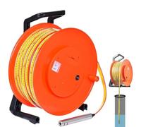 Jauge de niveau d'eau, sonde en acier inoxydable pour puits et forages, instrument de mesure du niveau d'eau souterraine avec signal sonore