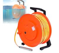 Jauge de niveau d'eau souterraine pour puits profonds avec sonde fixe et ruban en acier pour puits de forage, réservoirs et tuyaux