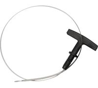 Jauge De Niveau D'Huile De Moteur À Double Trou Pour Ford Contour 4 Cylindres 2.0L 1998-2000 En Plastique Et Métal Noir, Ton Argenté