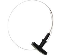 Jauge De Niveau D'Huile De Moteur Double Indicateur De Trou Pour Ford Escort 2.0L 1998-2003 Plastique Métal Noir Argenté
