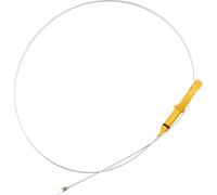Jauge De Niveau D'Huile Moteur No.1530166020 Indicateur De Niveau D'Huile À Double Trou Pour Toyota Land Cruiser Plastique Métal Jaune Argenté