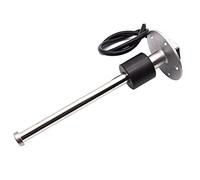 Jauge de niveau, Jauge numérique double 52mm avec avertissement niveau de carburant + tension 2 en 1 jauge for capteur de niveau de carburant 0-190ohm bateau marin voiture camion(150mm)