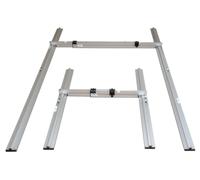 Jauge de nivellement à sec rabo 6 pièces Kit Varia-Plus | 2 rails de base (1,25 m et 2,50 m) | 2 règles à niveler réglables (0,77-1,20 m et 1,50-2,50 m)|Outil pour construction sèch
