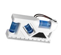 Jauge de nivellement de poche 3 en 1 efficace avec aimants de qualité supérieure, outil de nivellement du bois, petit outil de nivellement à bulle