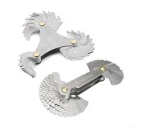 Jauge de pas de filetage 58 pièces pour atelier et loisirs | 58 pièces métriques et impériales, plage de 0,25 à 6 mm, acier inoxydable, gravure claire, idéal pour un travail de précision