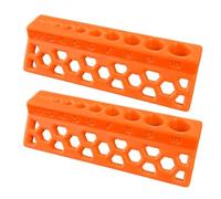 Jauge de perçage pour trous droits exacts | 2 pièces de précision imprimée 3D lourde, jauge de perçage guide de coupe de tuyau | Pour canalisation, installation sanitaire, travail du bois, chantier et