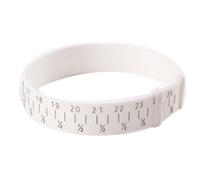 Jauge de poignet, outil de mesure de bracelet en plastique Enduring pour un dimensionnement précis des bagues et des bracelets, mesureur de bague pour la fabrication et