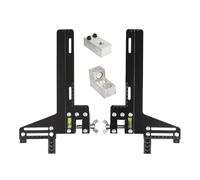 Jauge de positionnement d'ascenseur, outil de mesure de rail de guidage, outils d'alignement de voie, règle d'ascenseur en acier inoxydable, 36,5 x 23,9 x 6,9 cm, échelle de positionnement pour