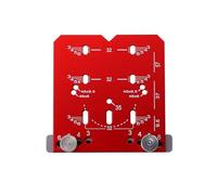 Jauge de positionnement de charnière réglable en aluminium professionnel 35 mm Outil de montage de porte d'armoire avec guide de marquage de charnière gabarit de marquage