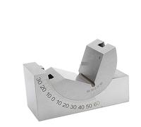 Jauge de précision, bloc en V à angle micro-réglable, configuration de fraisage de 0 à 60 degrés, jauge d'angle de bloc d'angle de plaque d'angle