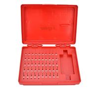 Jauge de Précision en Acier, Set de 50 Tiges M0 0,011-0,060 pouce - Haute Précision ±0,0002 pouce, Dureté et Durabilité Supérieures, Ideal Contrôle Dimensionnel